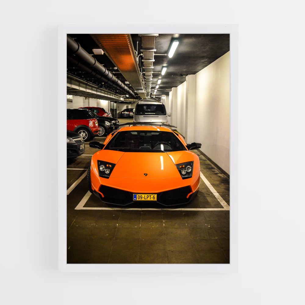 Poster Garage de Légendes – affiche Lamborghini (vue 3)